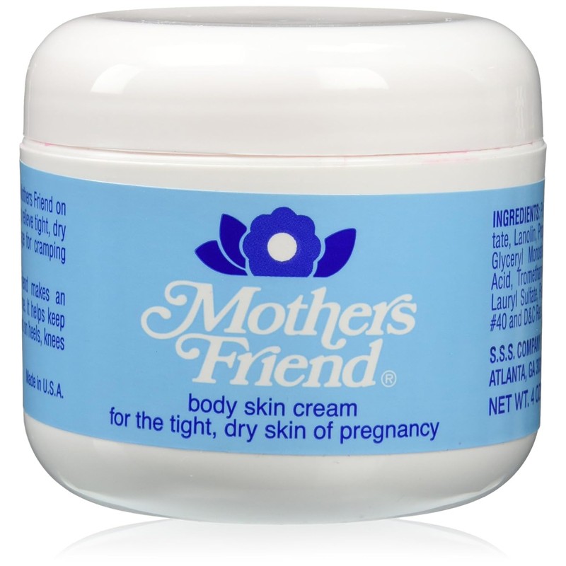 Mothers Friend Body Skin Cream 4 oz (Pack of 4)