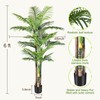 Keeplush 6ft Tall Triple Golden Cane Palm Artificial Tree Large