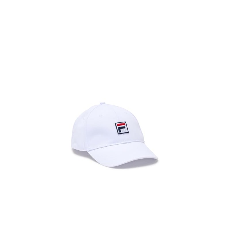 FILA Unisex Adult's Badge Cap, White, One Size