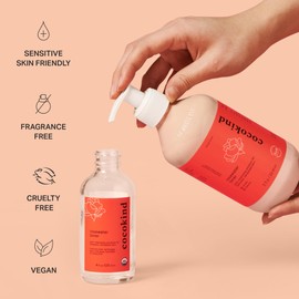 Jumbo Rosewater Facial Toner by Cocokind, Multipurpose Spray to Set Makeup, Double Cleanse, and Balance Skins pH, Made with Rose Hydrosol, 12 Fl Oz