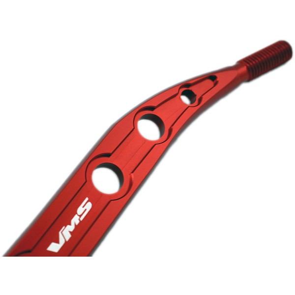 VMS Racing Dual Bend SHORT THROW SHIFTER in RED CNC