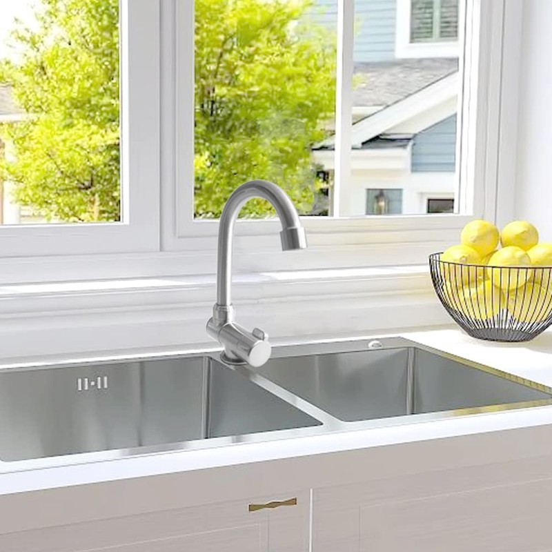 Rotation Faucet Hot and Cold Deck Kitchen Folding Caravan Bathroom