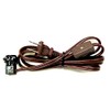 National Artcraft® 6' Brown Lamp Cord with Candelabra Socket and