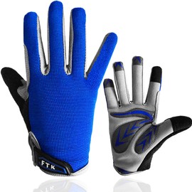Children’s Cycling Gloves, Unisex for Ages 2-11, Pair of Touchscreen Cycling / Skate / Sports Gloves, Spring / Summer, All Weather, Gel Padded, Non-Slip, Breathable, m