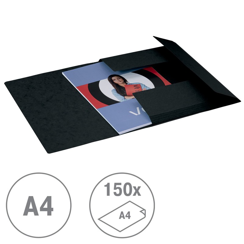 VON Leitz 30082099 Pack of 10 A4 Folder with Elastic