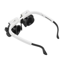 Fdit Lupa de Diadema, Lupa de 8X, 15X y 23X con 2 Luces LED Ajustables y Diadema Cómoda, para Dentistas, Electricistas, Manualidades, Pintura, Lectura