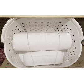 Room Essentials Shower Caddy Bath Storage Organizer Basket White 3 Piece Set