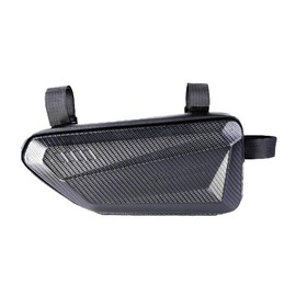 Motorcycle Side Back, Carbon Style Bag, Tandem Step, Engine Frame, Bike, Side Bag, Waterproof, Tool Bag, Large Capacity, 3.5 gal (1.5 L), Hard Type, Pressure Resistant, Abrasion Resistant, Not Easy to