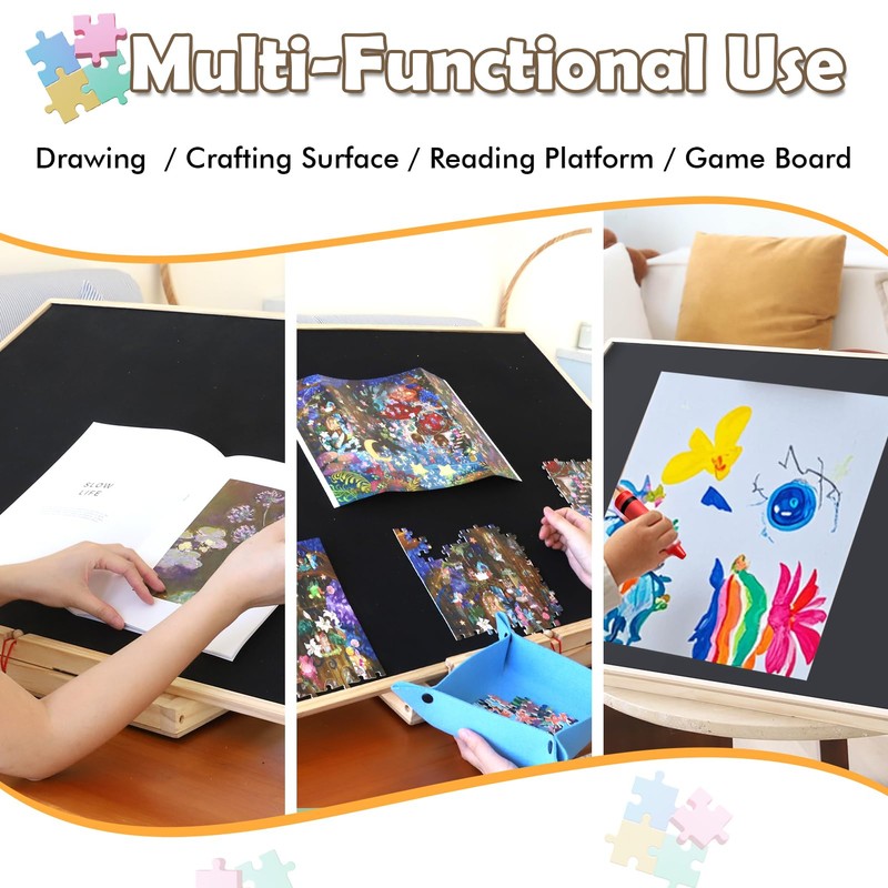 Wdmiya Rotating Puzzle Board 1500 Pieces - Vertical & Horizontal