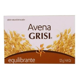6 Pza Jabón De Tocador Grisi Avena Equilibrante 125 G