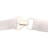 TigerTie Security Satin Silk Tie in Plain with Elastic Band