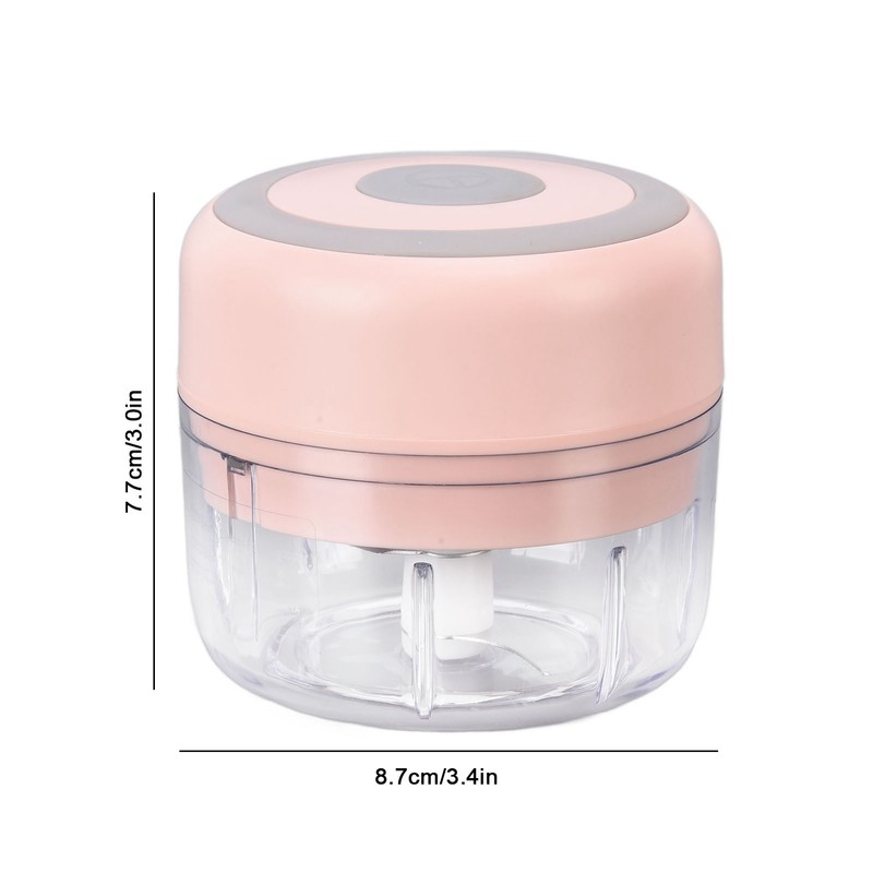 Mini Chopper Durable Electric 100ml Capacity Quickly Chopping Portable Grinder