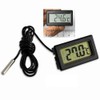 Digital Panel Mount Temperature Thermometer - LCD Display Celsius °C