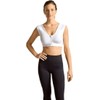 Tommie Copper Shoulder Support Compression Bra with Front Zipper Closure