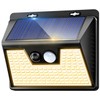 Solar Lights Outdoor 1 Pack, 140LED/3 Modes Motion Sensor Lights