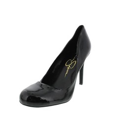 Jessica Simpson Women's Calie Pump,Black Patent,6.5 M US