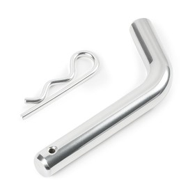 HAOIOKSC Premium Hitch Pin & Clip with Grooved Head, Extremely Durable Trailer Hitch Pin, 5/8" Diameter, Fits 2 Inch Receiver