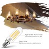 LVWIT Dimmable T6 LED Edison Bulbs, 4.5W (40W Equivalent), E12