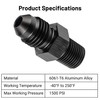 EVIL ENERGY 4AN to 1/8 BSPT Pipe Fitting Adapter Aluminum