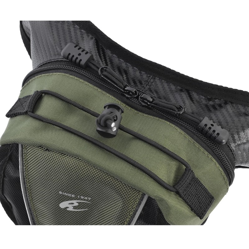 Komine SA-053 Motorcycle Riding Leg Bag 1 Reflective Black Free