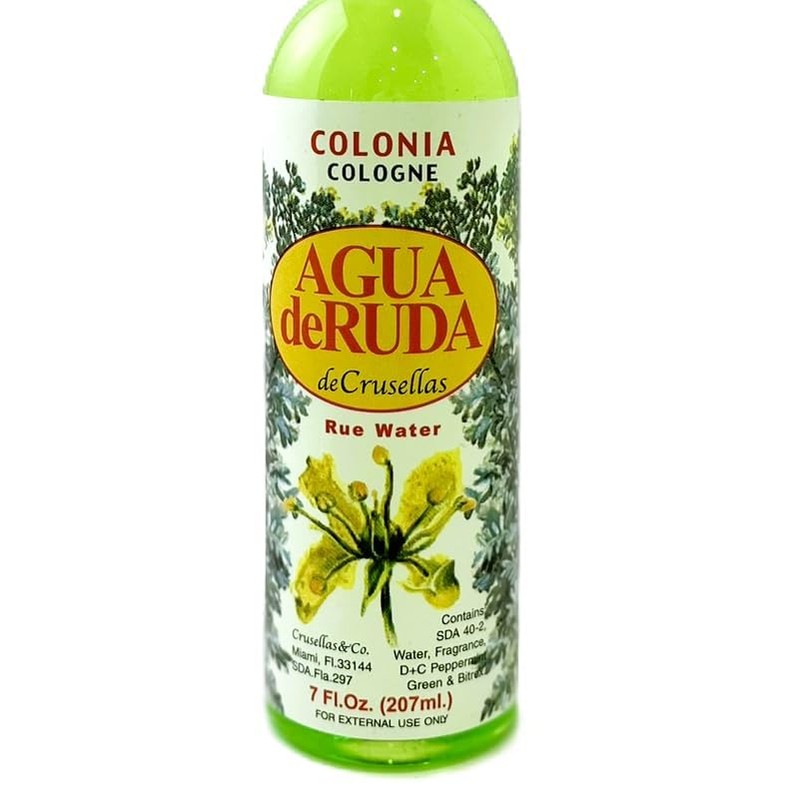 Crusellas Rue Water (Agua de Ruda) Splash Cologne 7 Fl.