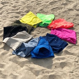 Lowest Price Couple Board Shorts & Swim Trunks for Summer Vacation - Vivid Beachwear Shorts-BlackL