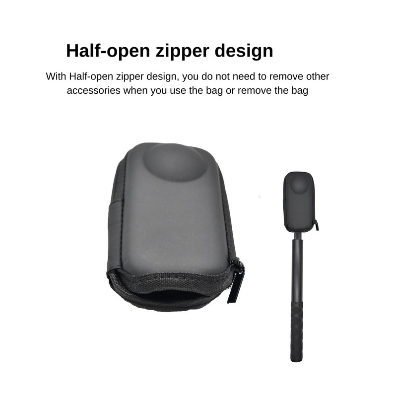 Fotoleey Protector Kit for Insta360 X5 - Hard Case+ Lens