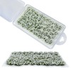 Woohome Miniature Colourful Flower Cluster, Multi Sizes Static Grass Tuft