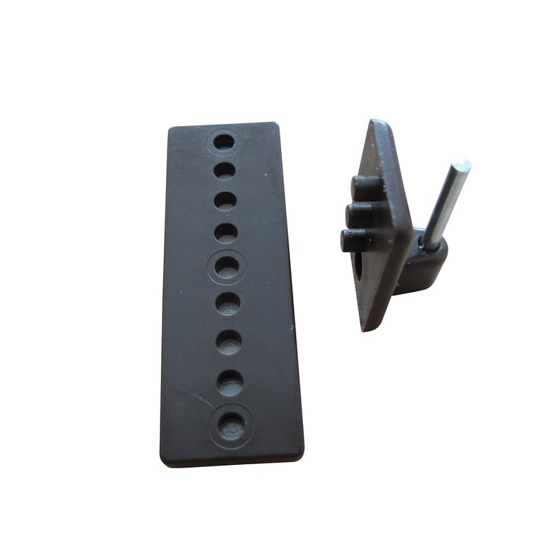 Ganci adesivi per tende, autoadesivi, regolabili, bianco, marrone, antracite, 4,