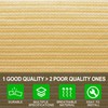 Shatex 90% Shade Fabric 12x 12ft Sun Shade Cloth with