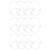 dangjuacua 12-Pack Stainless Steel Wire Hangers for Mason Jars -