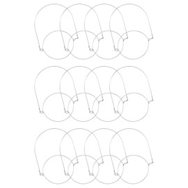 dangjuacua 12-Pack Stainless Steel Wire Hangers for Mason Jars - Mason Jar Lid Handles, Kitchen Accessories