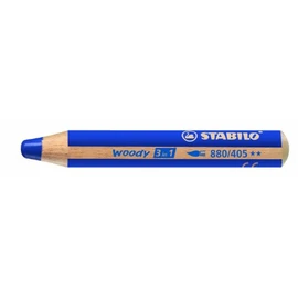 Stabilo woody 3 in 1 Multi Talent with 6 Pencils, Round, Blue