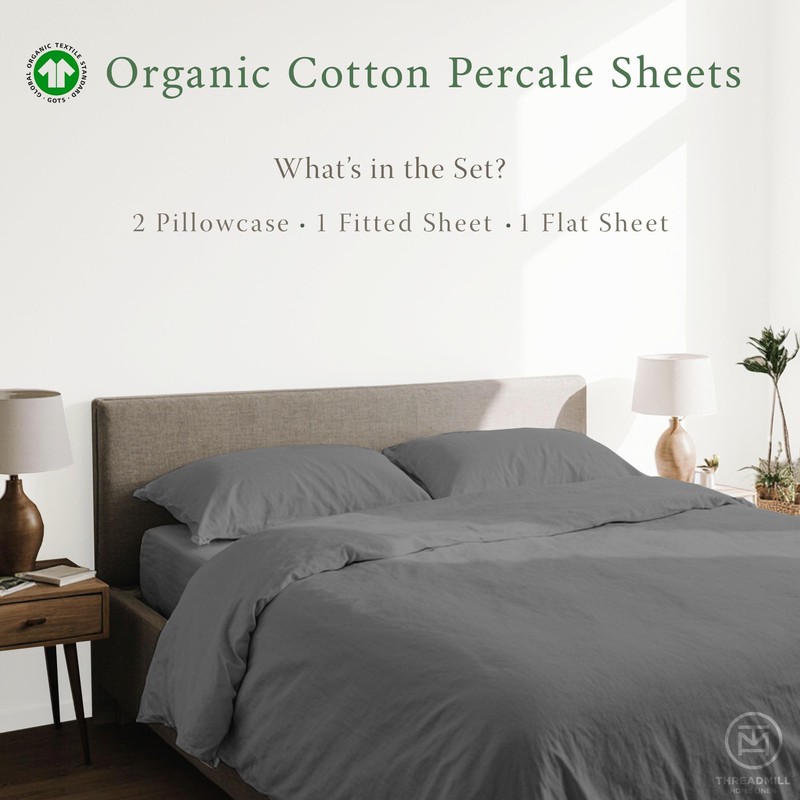 Threadmill Luxury Organic Cotton Sheets - Certified by GOTS -