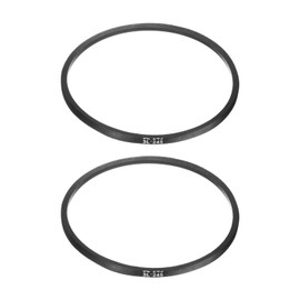 sourcing map 2Pcs 3L245 Classic Wrapped Rubber V-Belt, 24"(622mm) Outside Circumference, 3L Profile V Belt 3/8" Width 7/32" Height