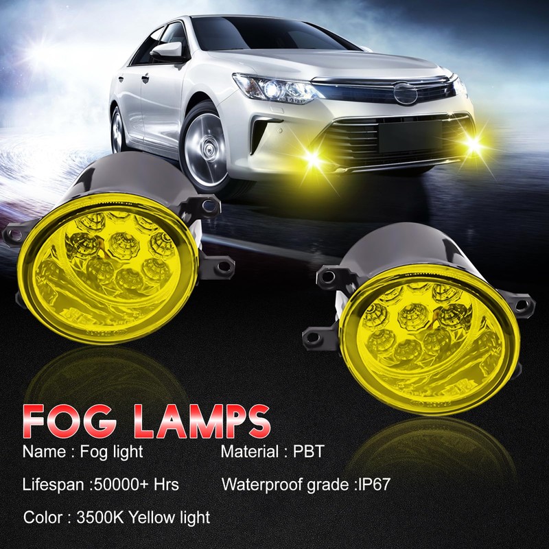 Fog Lights 3.5 inch OEM 19597300 For TOYOTA AVALON 2011-2015