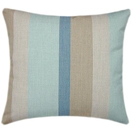 TPO Design Sunbrella® Gateway Mist Indoor/Outdoor Pillow, Home Decor Pillow for Outdoor Patio Furniture, (18x18)