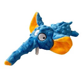 ZENVALY Dog Toy, Squeaky Toy for Dogs, Squeaky Toy, Dog Toy without Stuffing, Plush Toy, Dog Plush Safe Chew Toy for Puppies, Small, Medium Dogs, Elephant Blue