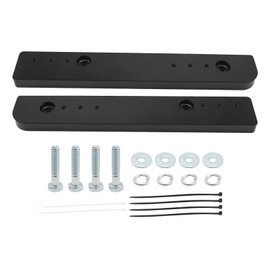 UOIENRT 2Pcs Adjustable 1Inch-3Inch Tour-Pak Relocator Kit Mount Extend Plate Trunk Luggage Rack, Tour Pack Relocator Kit, Replacement for Harley Trikes 2014-2024