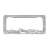 CLA Eagle Metal License Plate Frame - Chrome