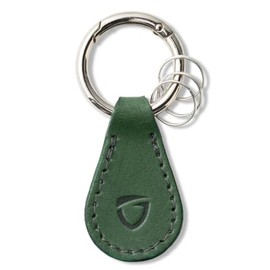 GLEOLE Keychain, Genuine Leather, Made in Japan, Key Ring, Leather, Mini Key Holder, green