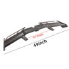NARPES Rear Window Roof Spoiler Wing Gloss Black Compatible with