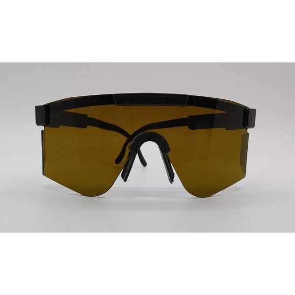 New - Special Protective Eyewear Cylindrical System Spectacles - Large/Brown