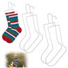 6 Pcs (3 Pairs) Stainless Steel Sock Blockers - Small,