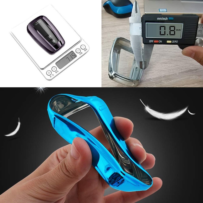 Smart Key Case, Keyless Entry, Made of Premium TPU Material,