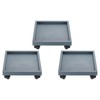 PATIKIL Square Planter Caddy with Wheels, 3 Pack 12 Inch