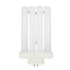 Panasonic Twin Fluorescent Lightbulb 18 Type, Natural Color, 4-Piece Flat Bridge FML18EXN