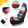 xigua 2 Pack Car Seat Covers Mexican Serape Blanket Stripes