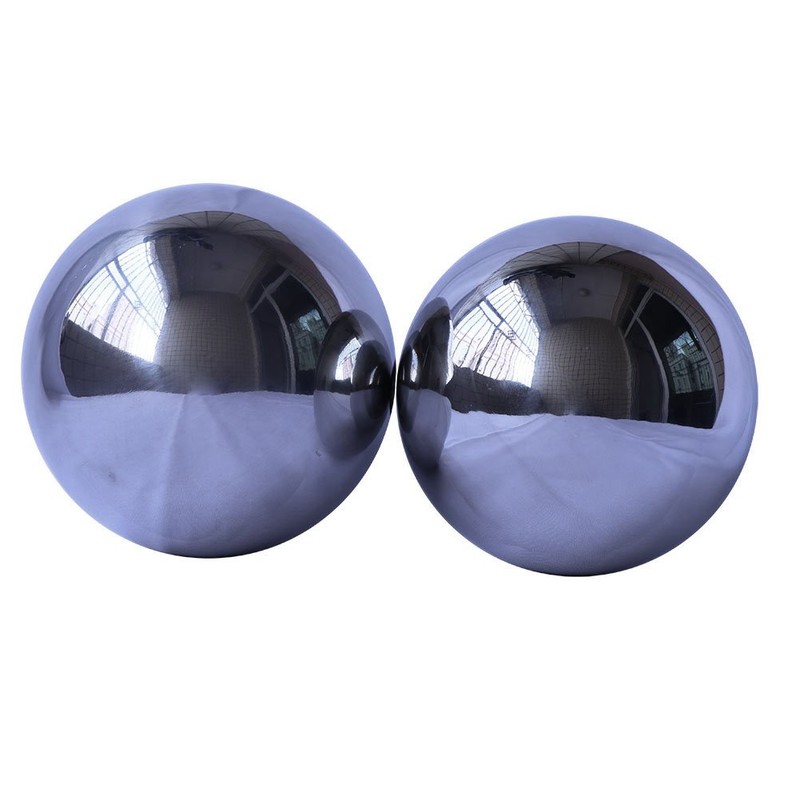 Durable Stainless Steel Gazing Balls Hollow Mirror Globe Floating Reflective