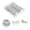 VICASKY 5 Pack 3d Fake Lashes Natural Look Super Soft